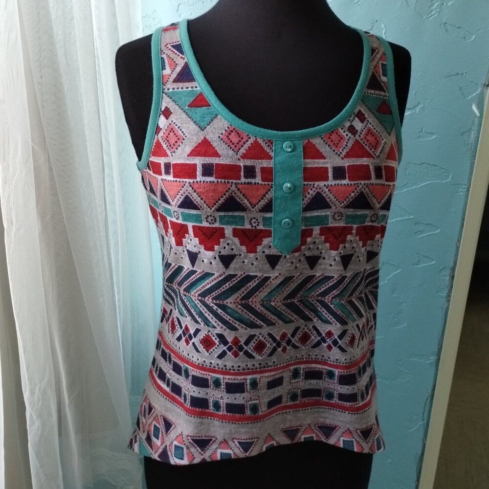 Weavers Aztec Colorful Top